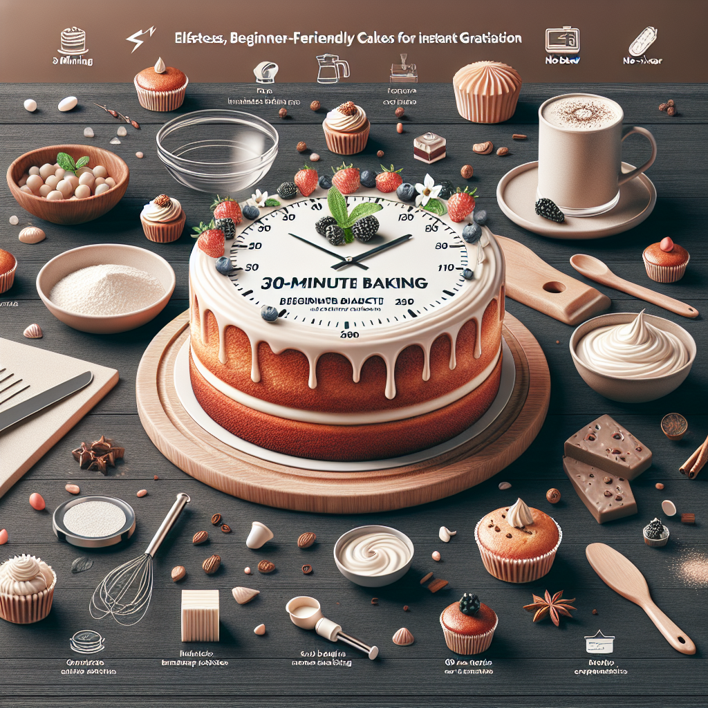30-Minute Baking: Beginner-Friendly Cakes for Instant Gratification