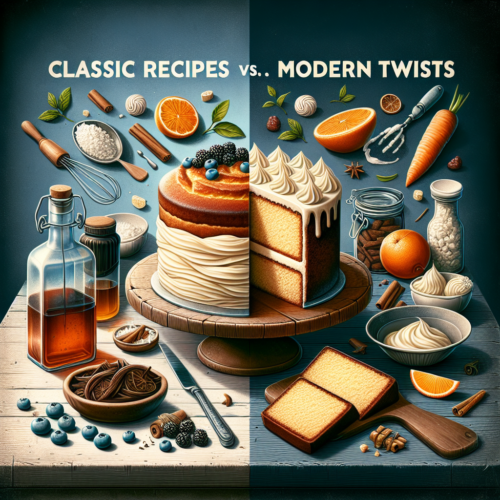 Classic Cake Recipes vs. Modern Twists: Which Is Better?