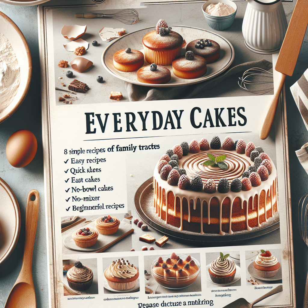 Everyday Cakes: 8 Simple Recipes for Delicious Family Treats