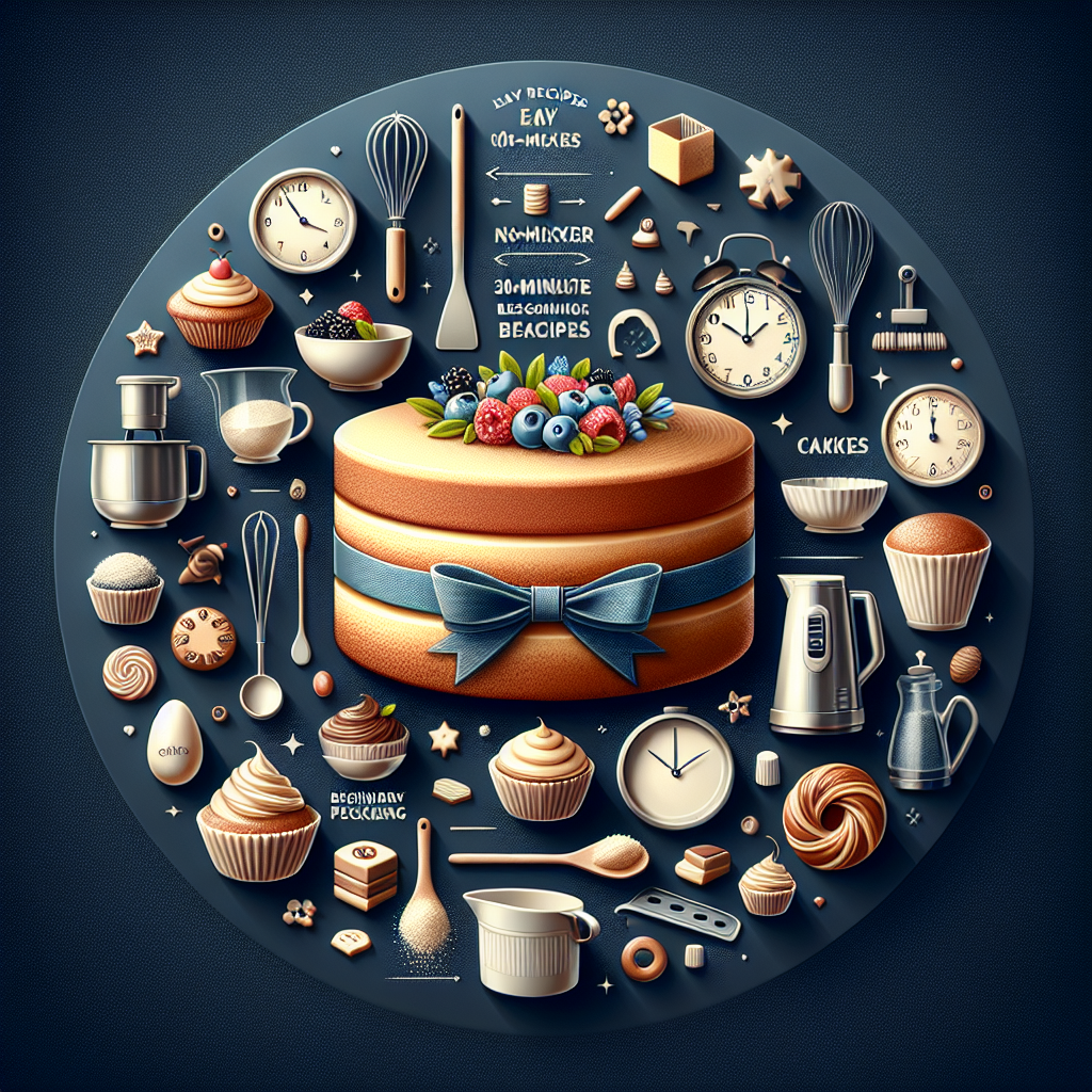 Simple Baking Secrets: Mastering One-Bowl Cakes in No Time