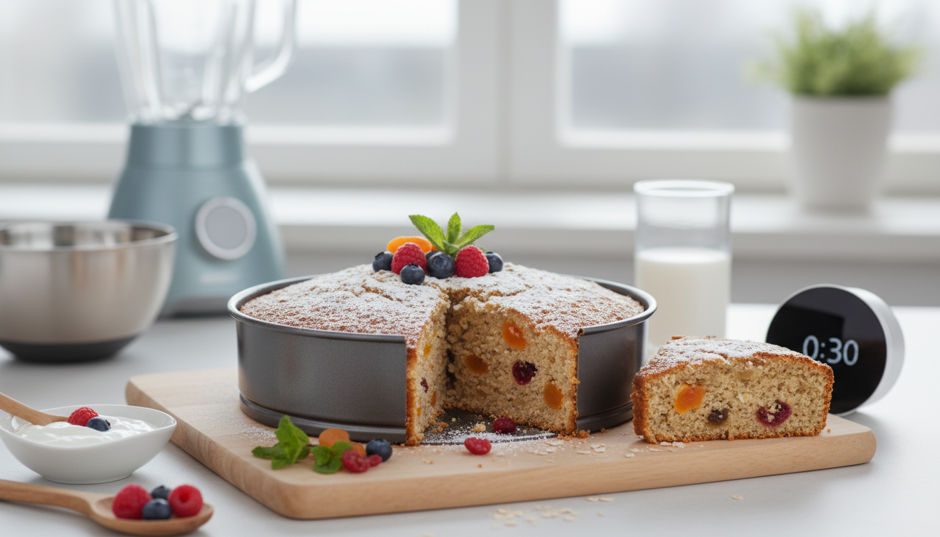 Como Preparar Bolo Light de Aveia em 30 Minutos: Praticidade e Saúde no Seu Dia