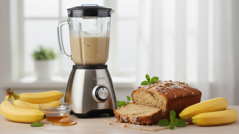 Aprenda a Fazer Bolo Light de Banana no Liquidificador Receita Fácil e Saudável