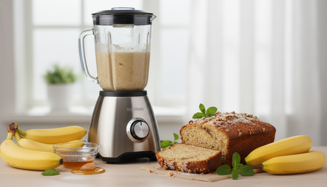 Aprenda a Fazer Bolo Light de Banana no Liquidificador Receita Fácil e Saudável