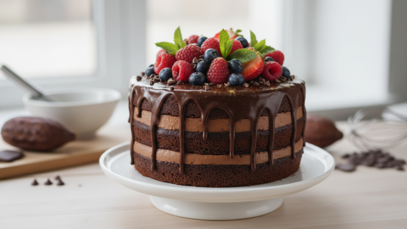 Aprenda a Fazer o Melhor Bolo Vegano de Chocolate: Guia Completo e Infalível