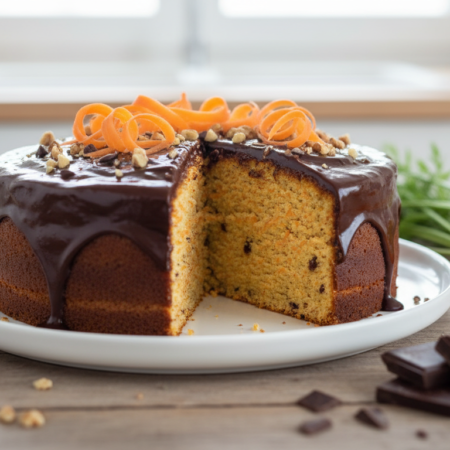 Como Preparar Bolo Vegano de Cenoura com Chocolate: Receita Fofinha e Irresistível