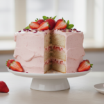 Bolo Vegano de Morango