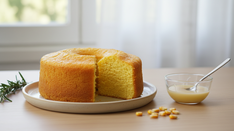 Como Fazer Bolo Vegano de Fubá: Receita Fofinha e Irresistível