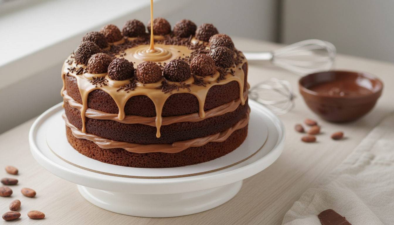 Bolo Brigadeiro Como Preparar o Bolo Mais Doce e Irresistível