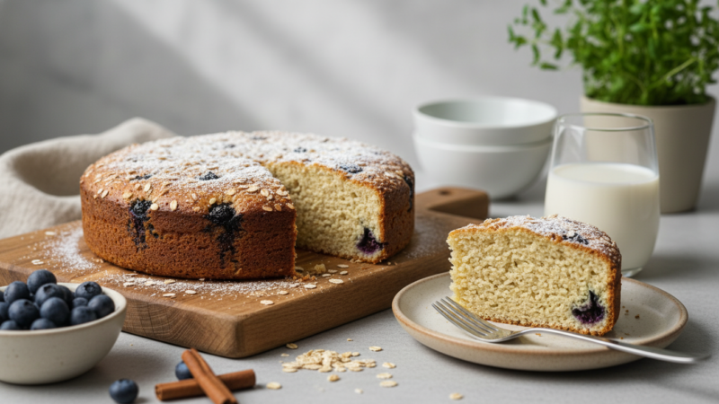 Bolo Vegano de Aveia: Receita Saudável, Fofinha e Fácil de Fazer