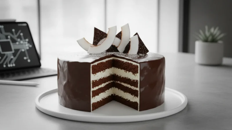 Como Fazer o Bolo Vegano Prestígio Perfeito (Chocolate e Coco)